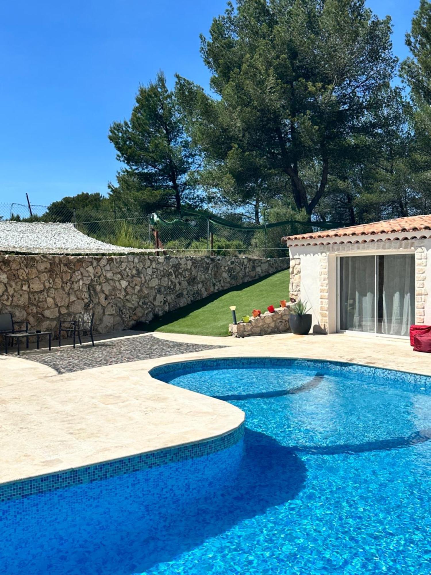 Jolie Maison Avec Vue Sur Piscine Бук-Бель-Эр Экстерьер фото